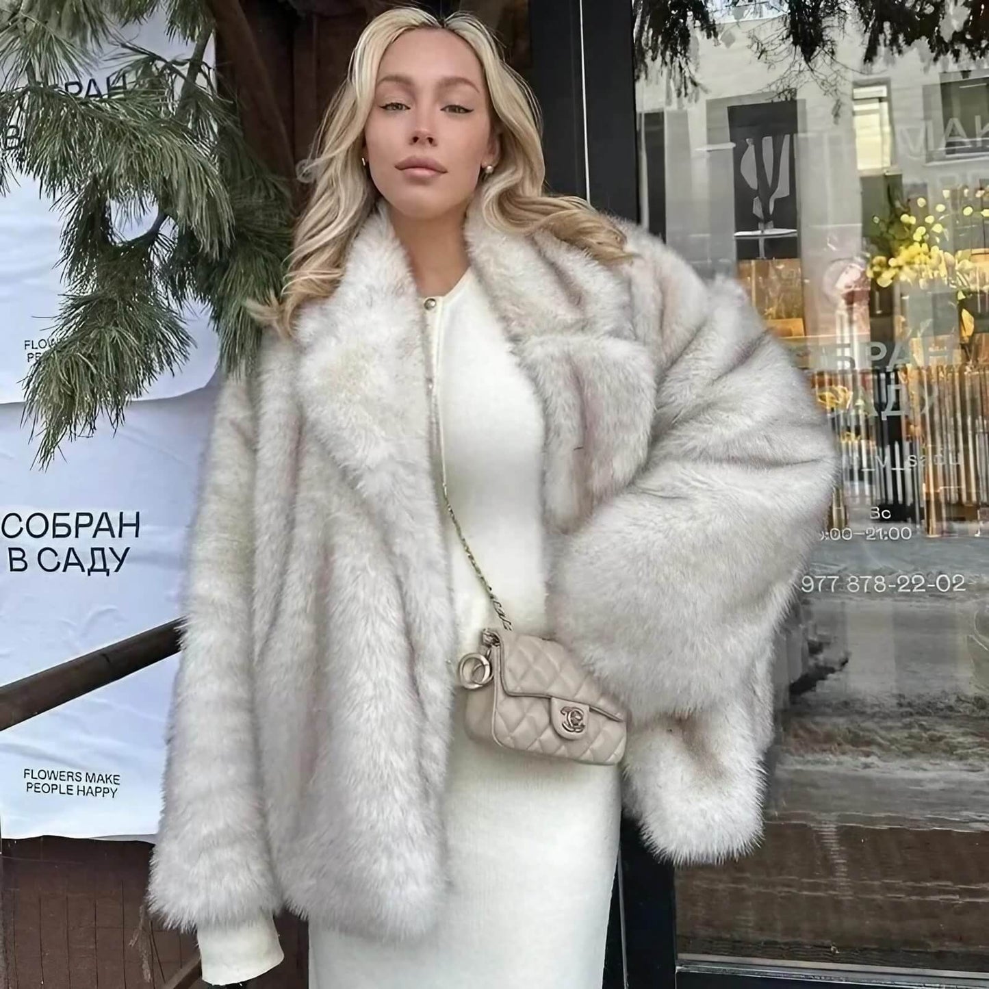 Chaleur Faux Fur Coat