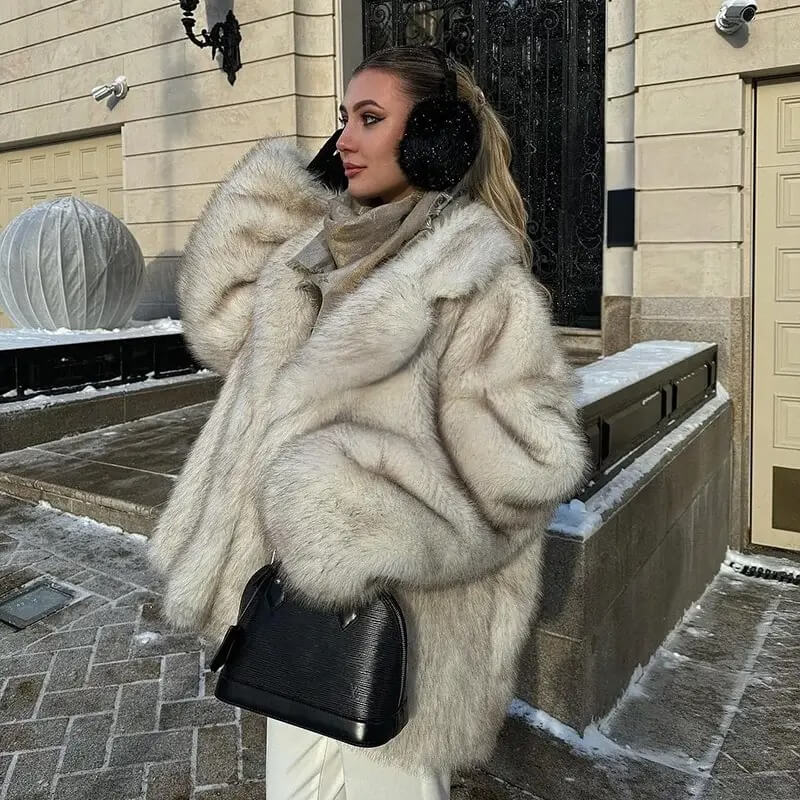 Chaleur Faux Fur Coat